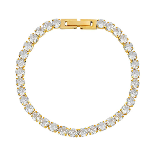 Zaya 18K gold plated stainless steel bracelet