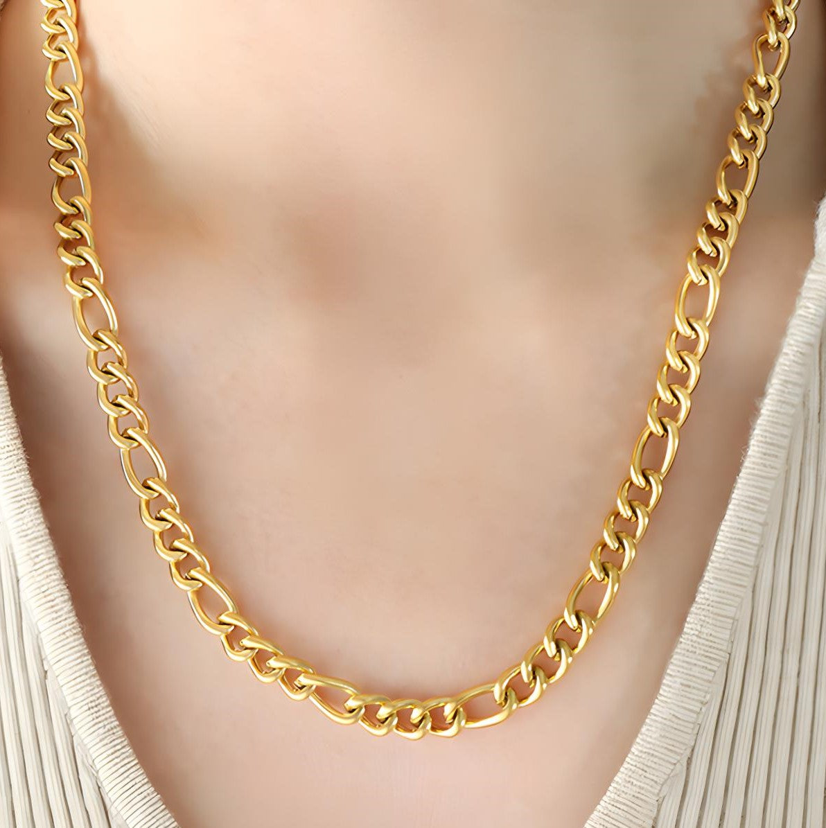 Dani 18K gold plated stainless steel necklace