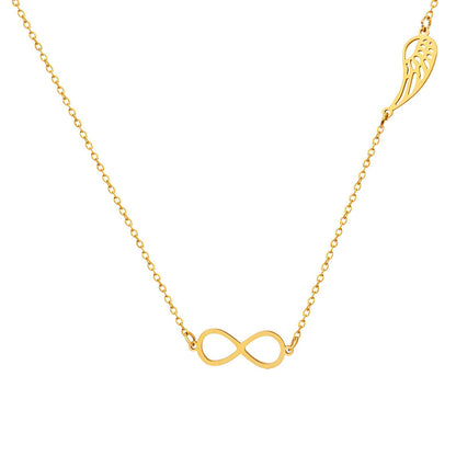 Angelina Forever 18K gold plated stainless steel necklace