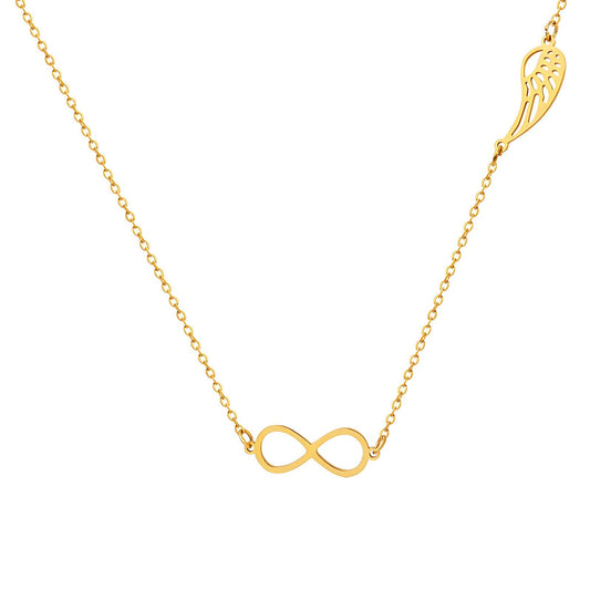 Angelina Forever 18K gold plated stainless steel necklace