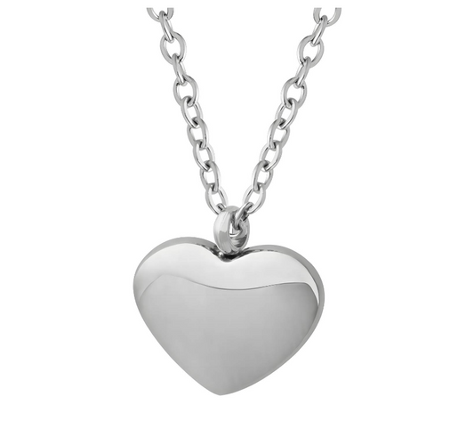 Ana stainless steel heart necklace