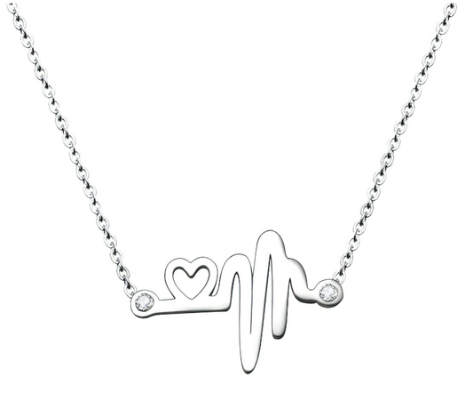 True Heartbeat stainless steel necklace