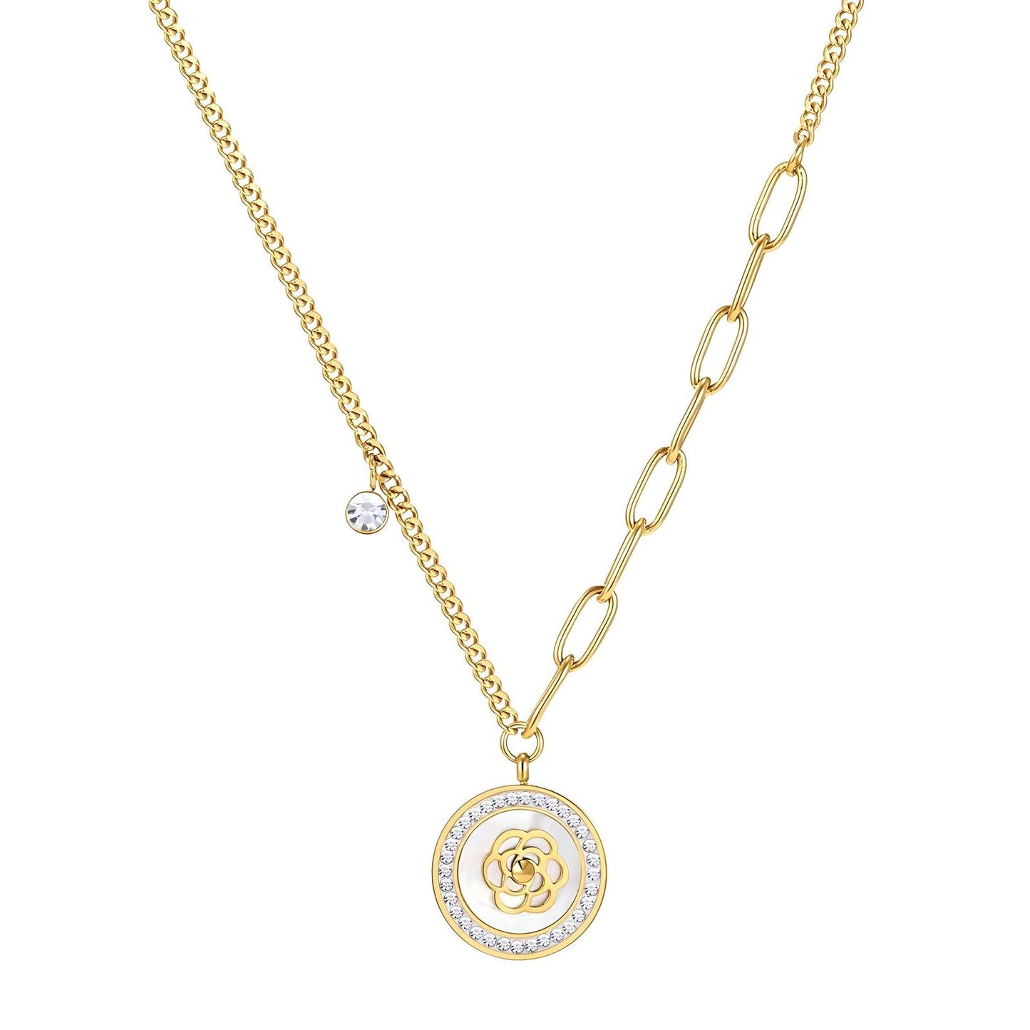 Amelie 18K gold plated stainless steel necklace